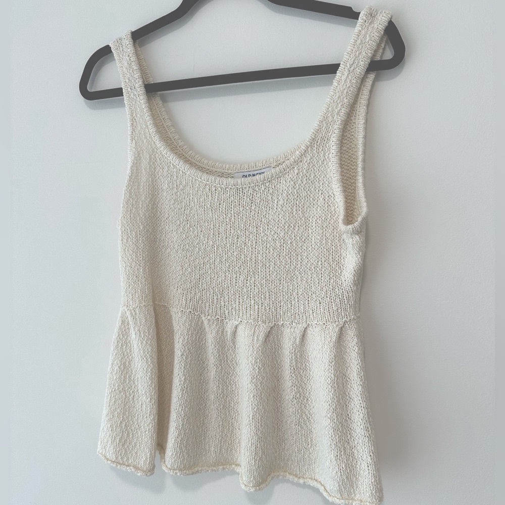 Old Navy Knit Peplum Top | M